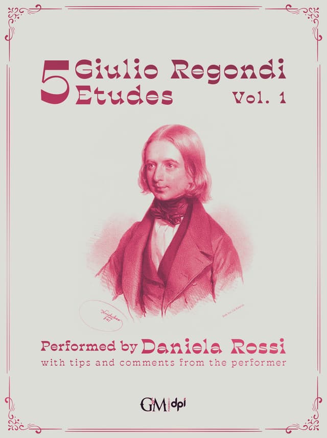 book cover for 5 Giulio Regondi Etudes, Vol. 1