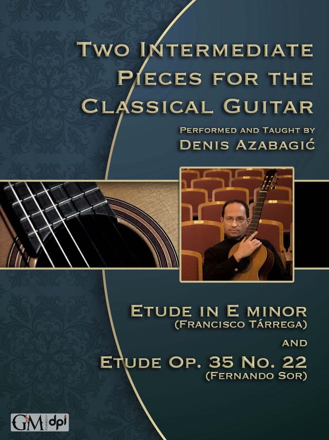 book cover for Two Intermediate Pieces for the Classical Guitar