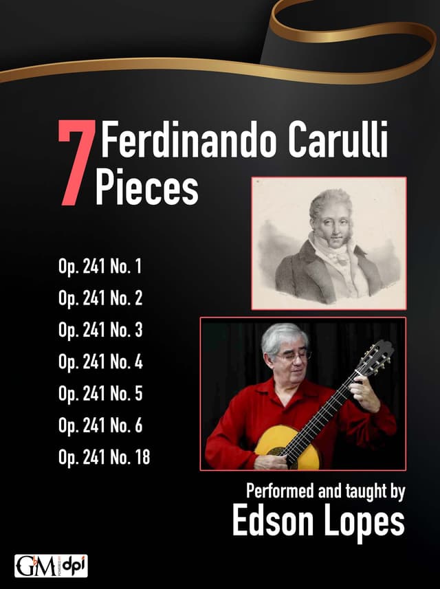 book cover for 7 Ferdinando Carulli Pieces