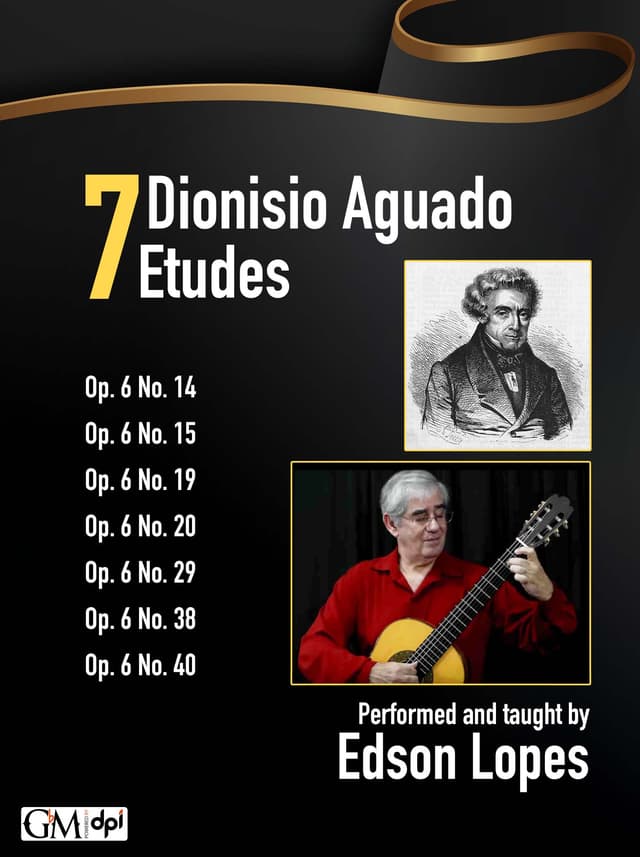 book cover for 7 Dionisio Aguado Etudes