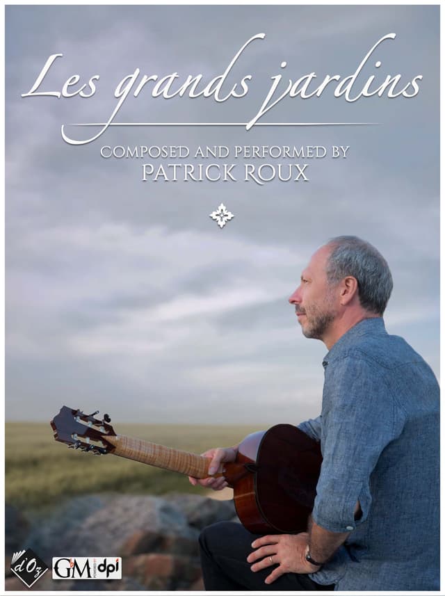 book cover for Les grands jardins