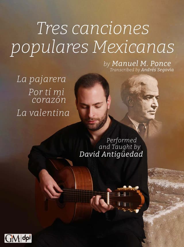 book cover for Tres canciones populares Mexicanas