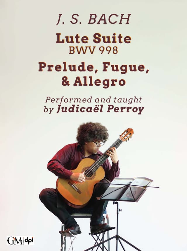 book cover for Prelude, Fugue, and Allegro (BWV 998)