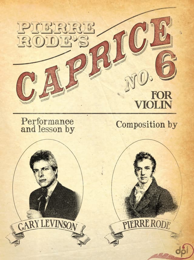 book cover for Pierre Rode's Caprice No. 6