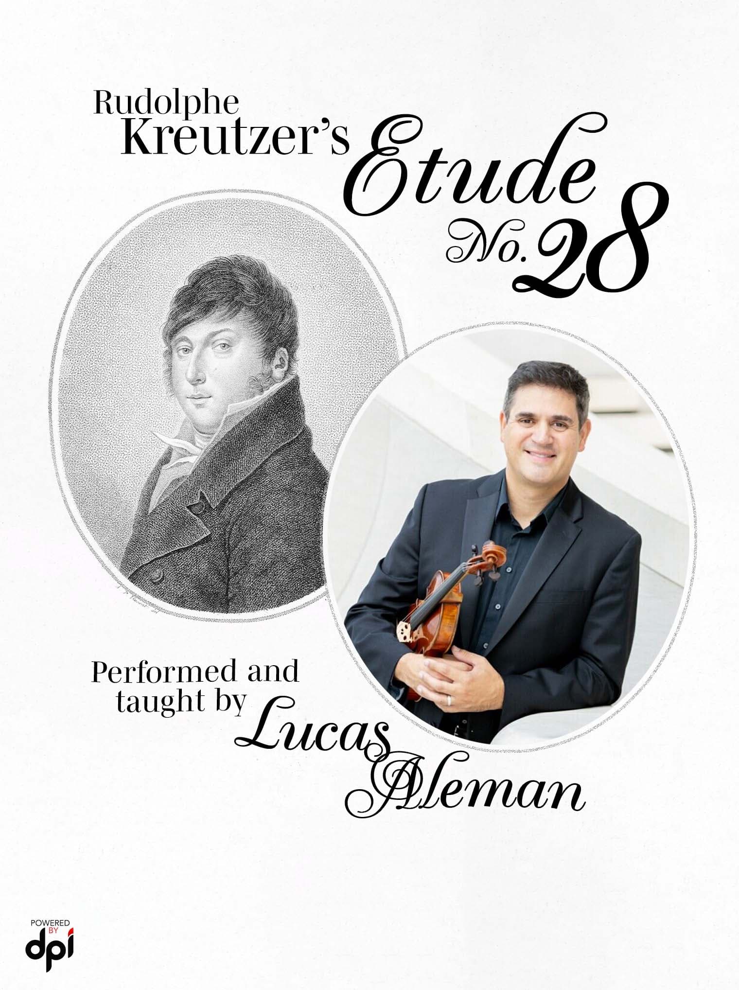 Rudolphe Kreutzer's Etude No. 28 cover