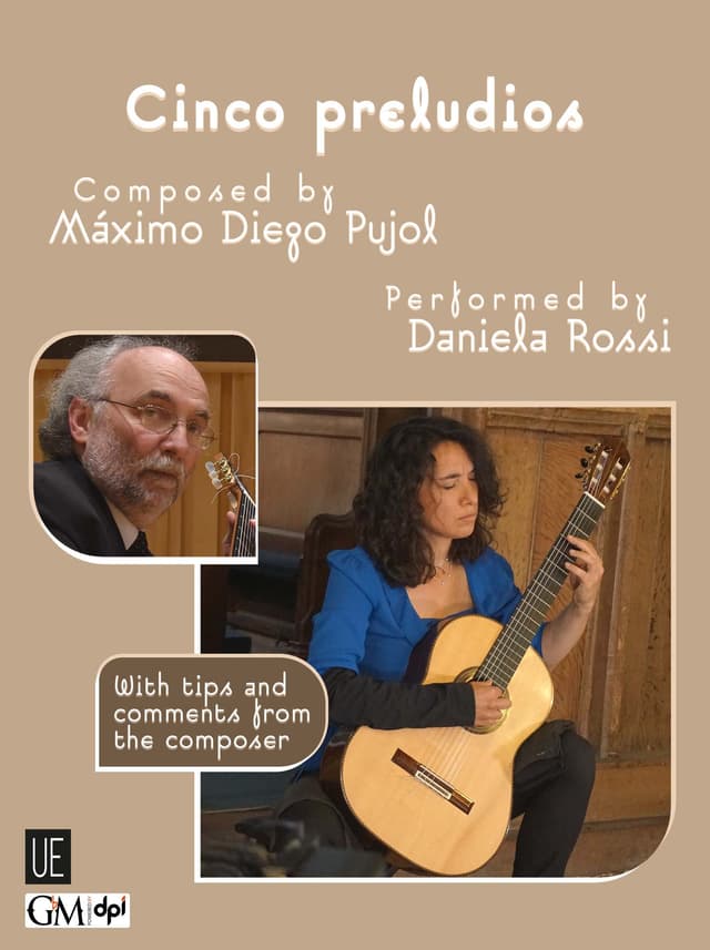 book cover for Cinco Preludios 