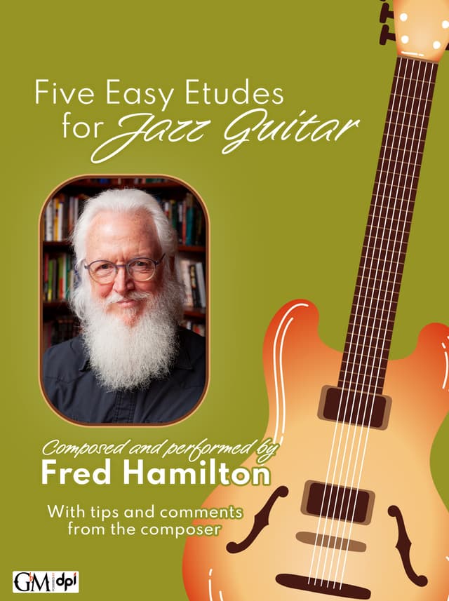 book cover for Five Easy Etudes for Jazz Guitar