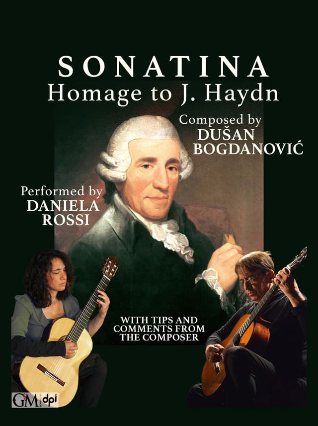 book cover for Sonatina, Homage to J. Haydn