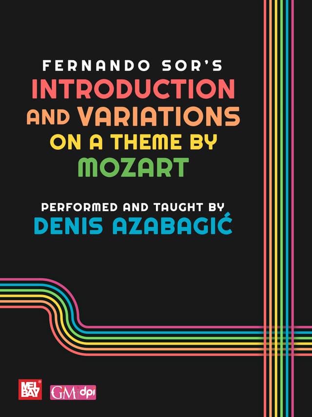 book cover for Introduction and Variations on a Theme by Mozart (Azabagić)