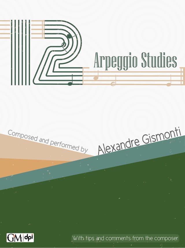 book cover for 12 Arpeggio Studies