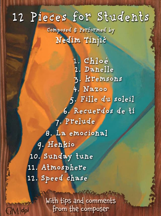 book cover for 12 Pieces for Students