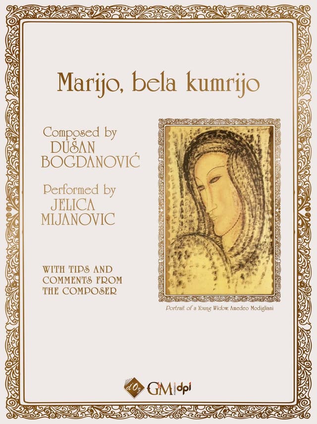 book cover for Marijo, bela kumrijo
