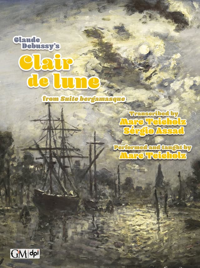 book cover for Clair de lune