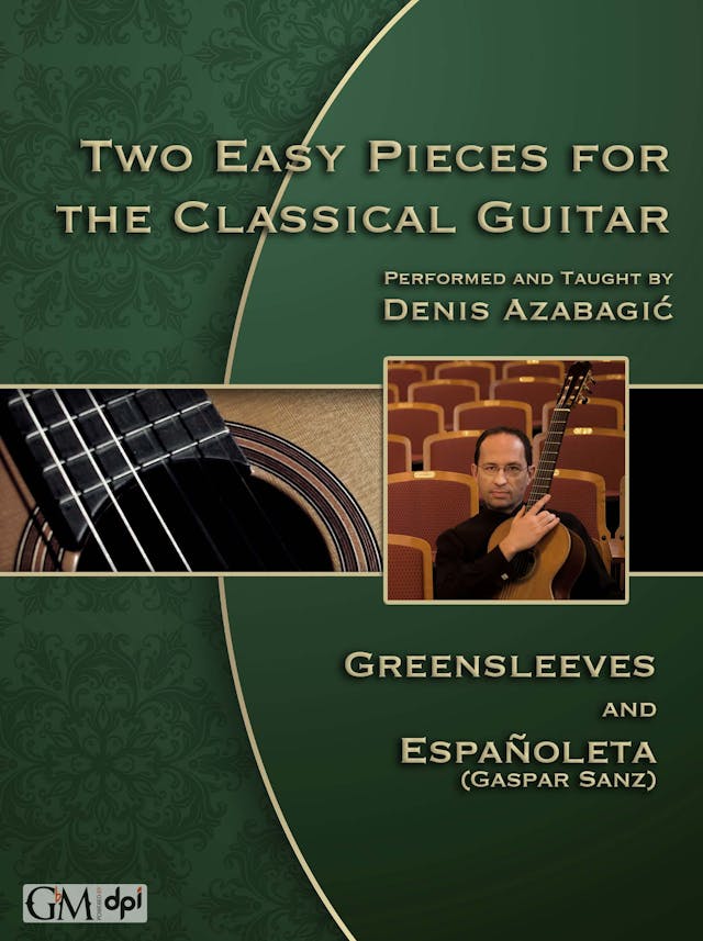book cover for Two Easy Pieces for the Classical Guitar