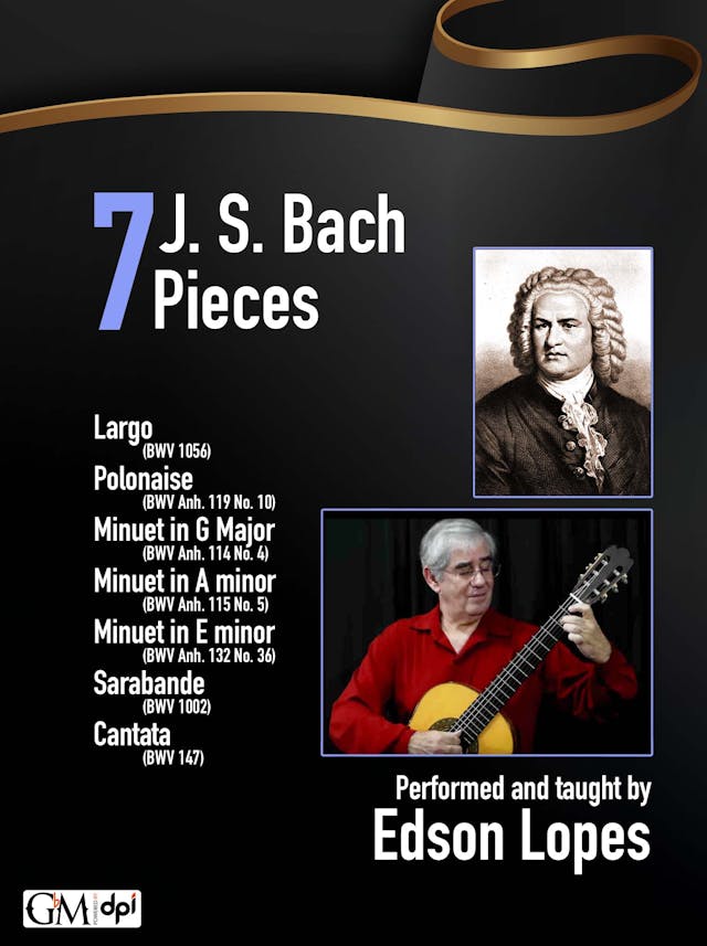 book cover for 7 J. S. Bach Pieces
