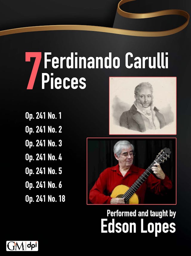 book cover for 7 Ferdinando Carulli Pieces