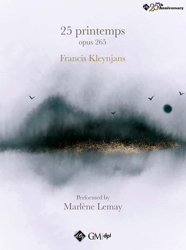 book cover for 25 printemps