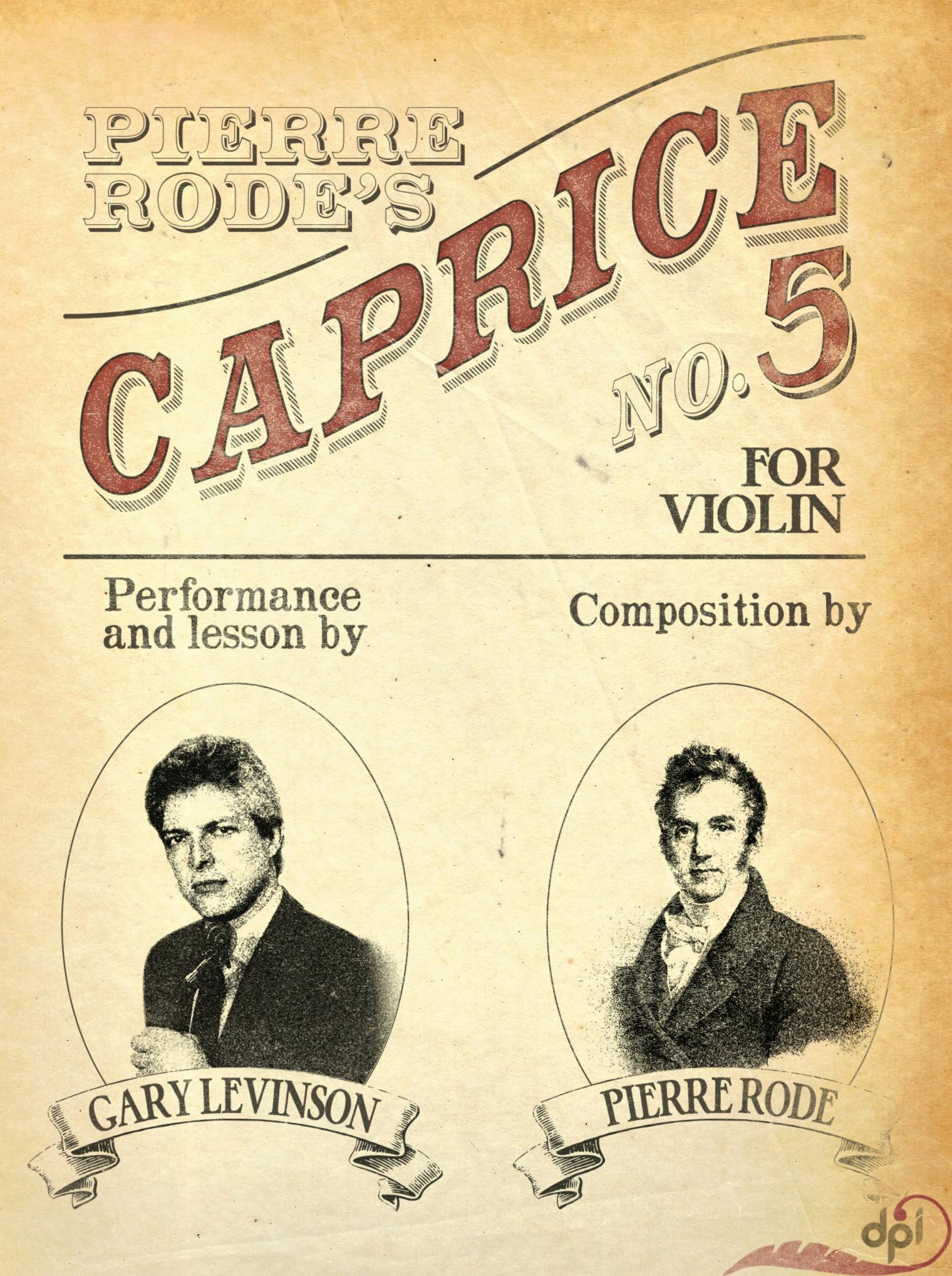 Pierre Rode's Caprice No. 5 cover