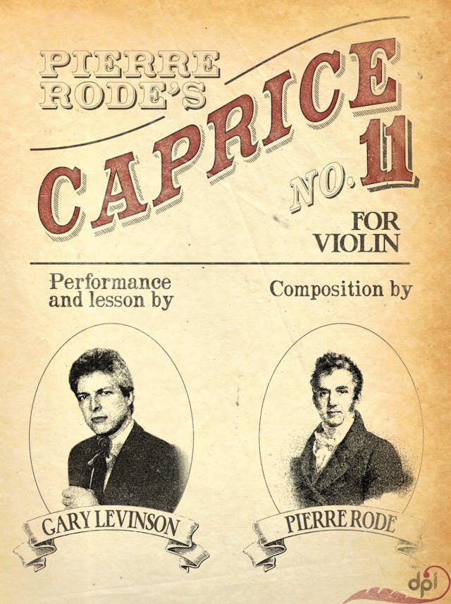 book cover for Pierre Rode's Caprice No. 11