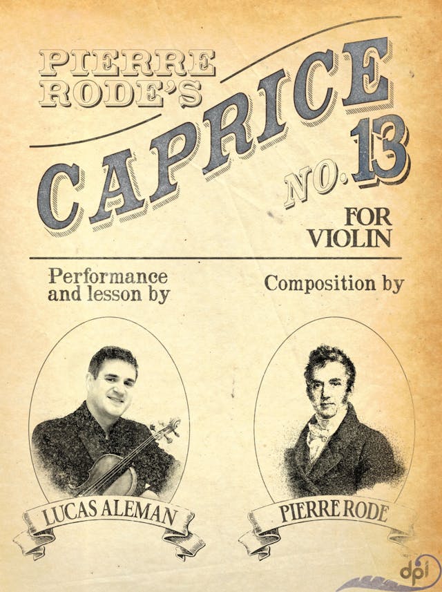 book cover for Pierre Rode's Caprice No. 13