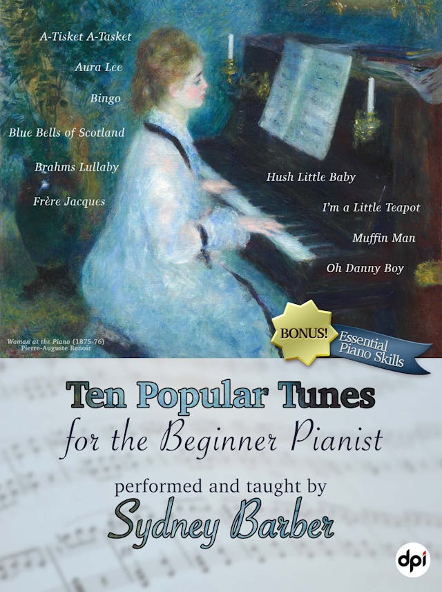 book cover for Ten Popular Tunes for the Beginner Pianist