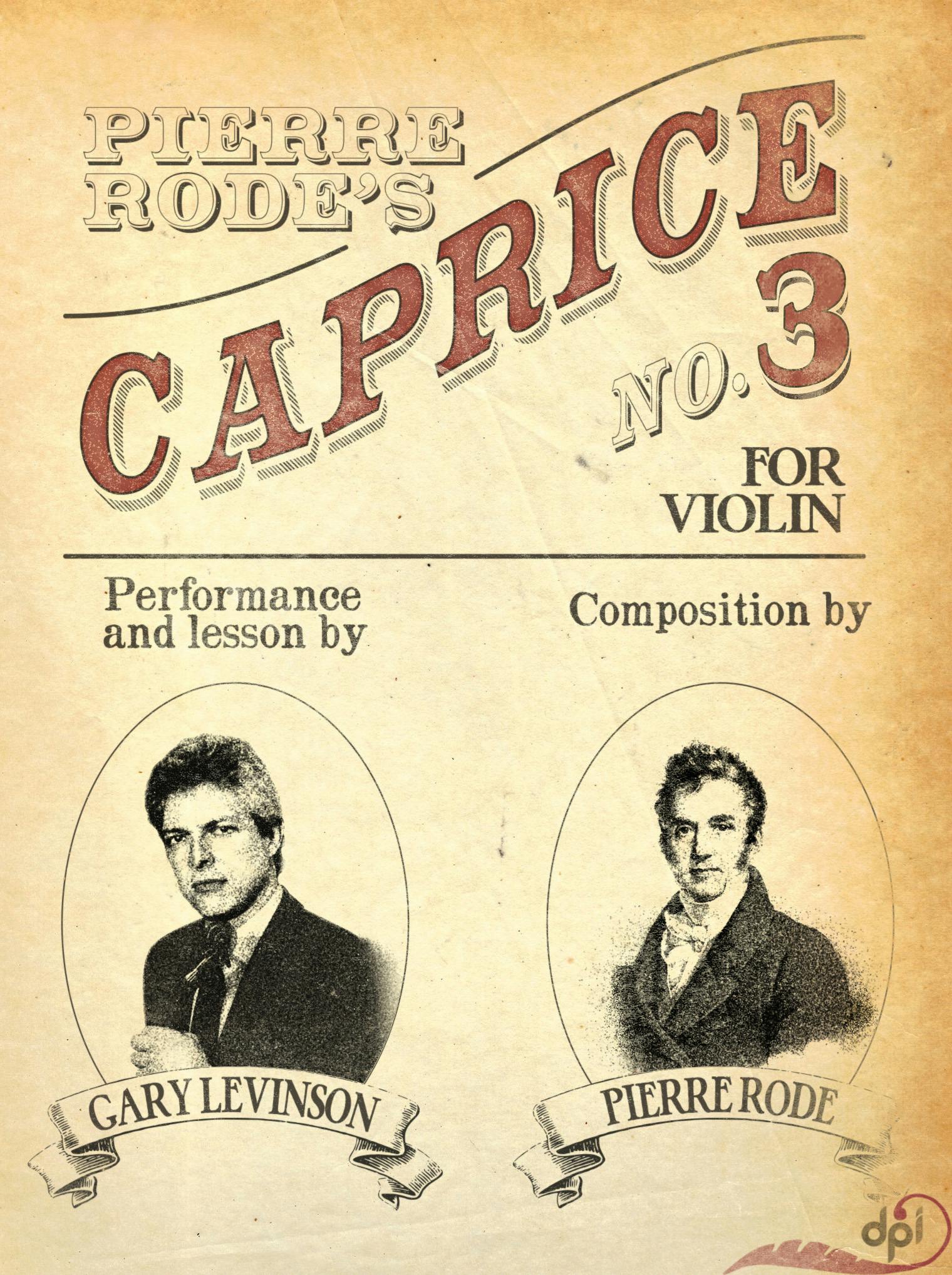 Pierre Rode's Caprice No. 3 cover