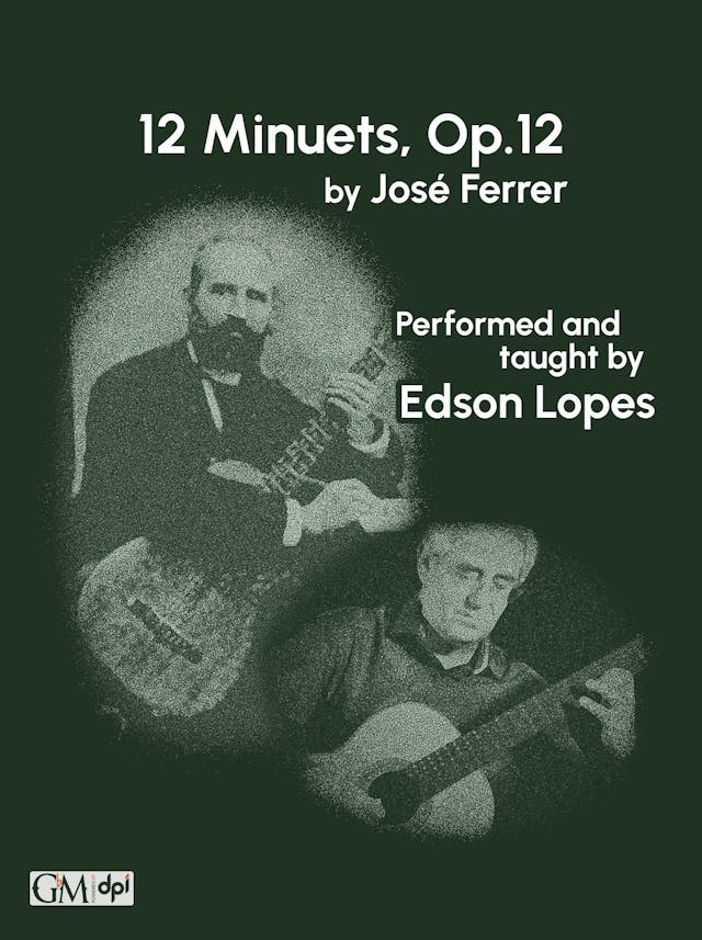 book cover for José Ferrer's 12 Minuets