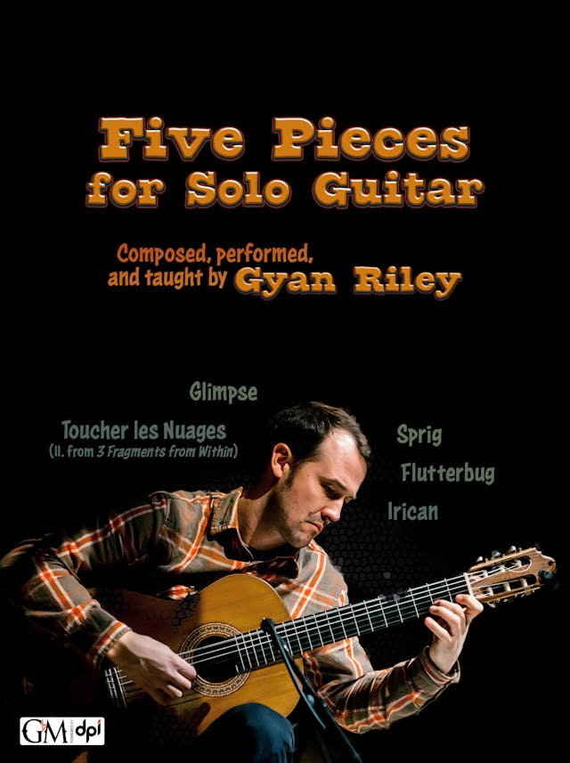 book cover for Five Pieces for Solo Guitar